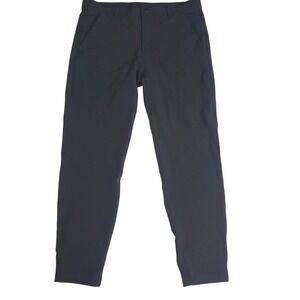 Mens Black Tech Performance Commuter Pants Zip Pockets 34x29 Casual Dress Work